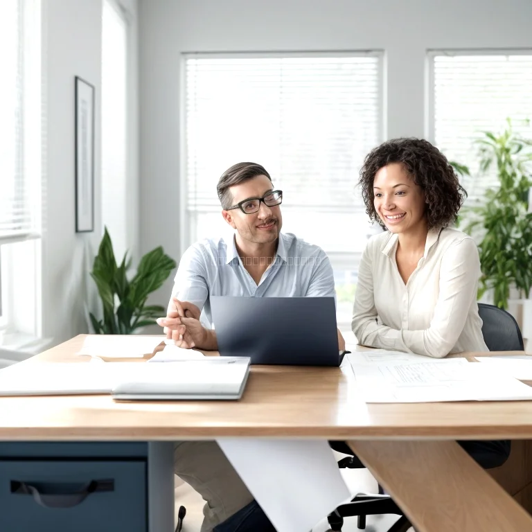 Real estate documents on a desk